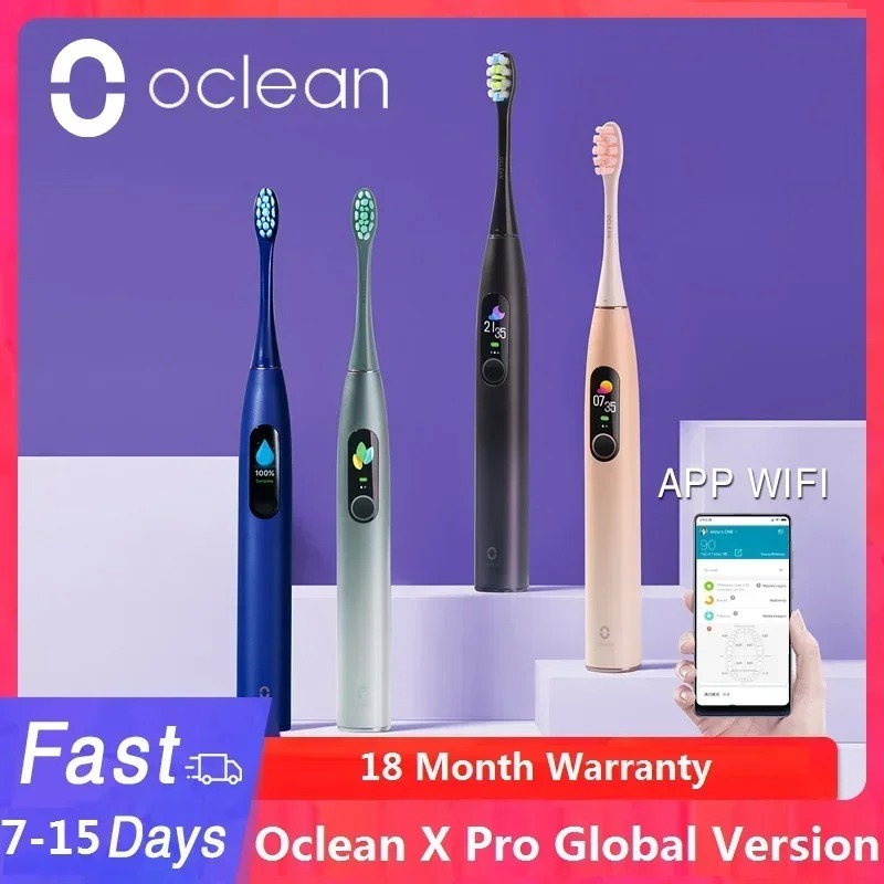 Teeth Whitening Toothbrush - Oclean X Pro Schallzahnbürste zur Zahnaufhellung