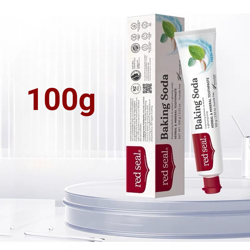 Teeth Whitening With Baking Soda - Red Seal Neuseeland Backpulver-Zahnpasta 100 g,