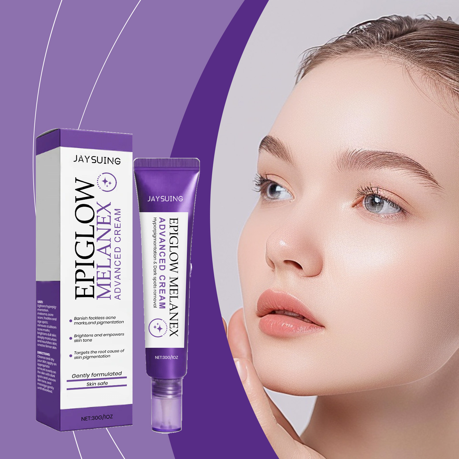 Charcoal Whitening Paste - Creme zum Entfernen von Flecken, Anti-Aging,