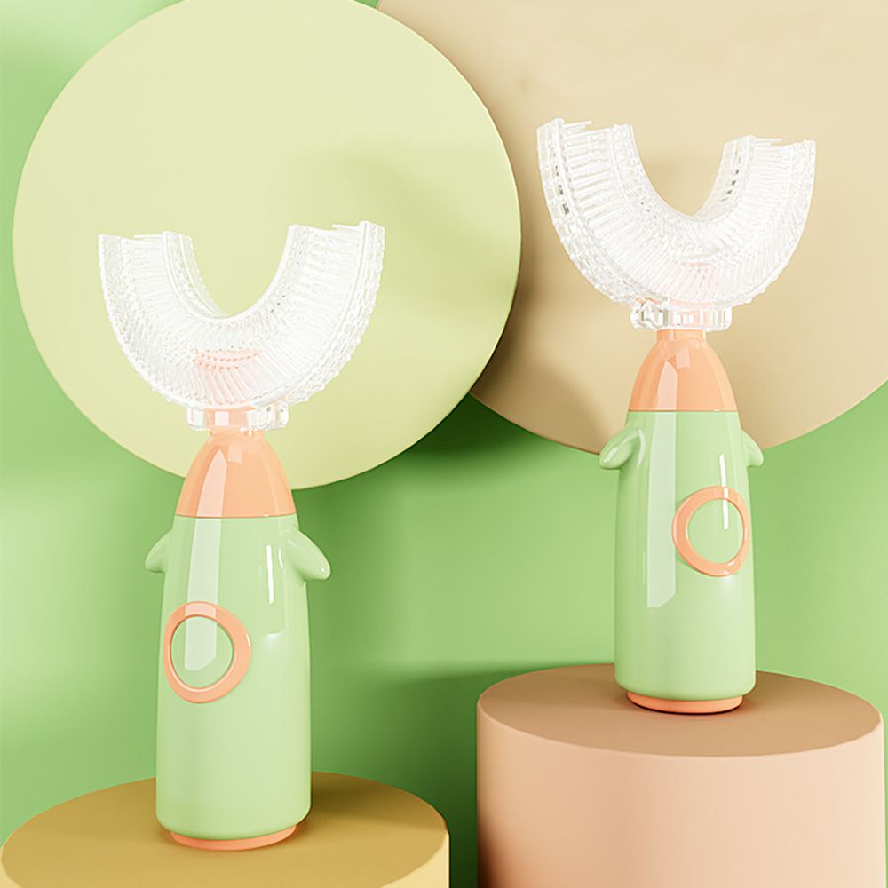 Teeth Whitening Toothbrush - 1-12 Jahre Mundpflege Weiche Silikon-Reinigungsbürste Zahnbürste