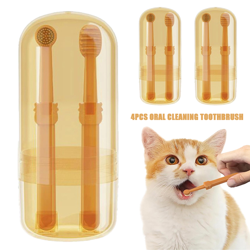 Teeth Whitening Toothbrush - Zahnaufhellung für Hunde und Katzen: Weiche