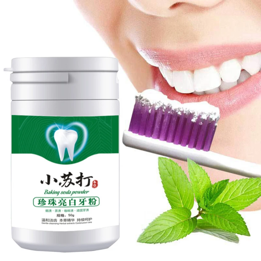 Teeth Whitening With Baking Soda - Backen Soda Aufhellung Zahn Pulver, Plaque