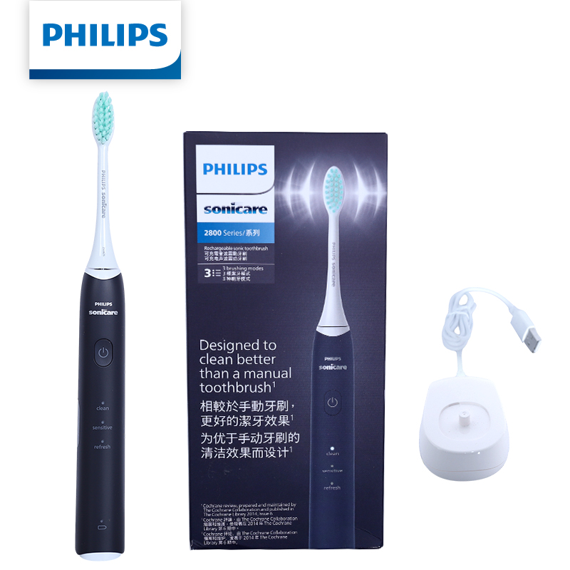 Teeth Whitening Toothbrush - Philips S2 Sonicare HX2418 Schallzahnbürste Wiederaufladbare