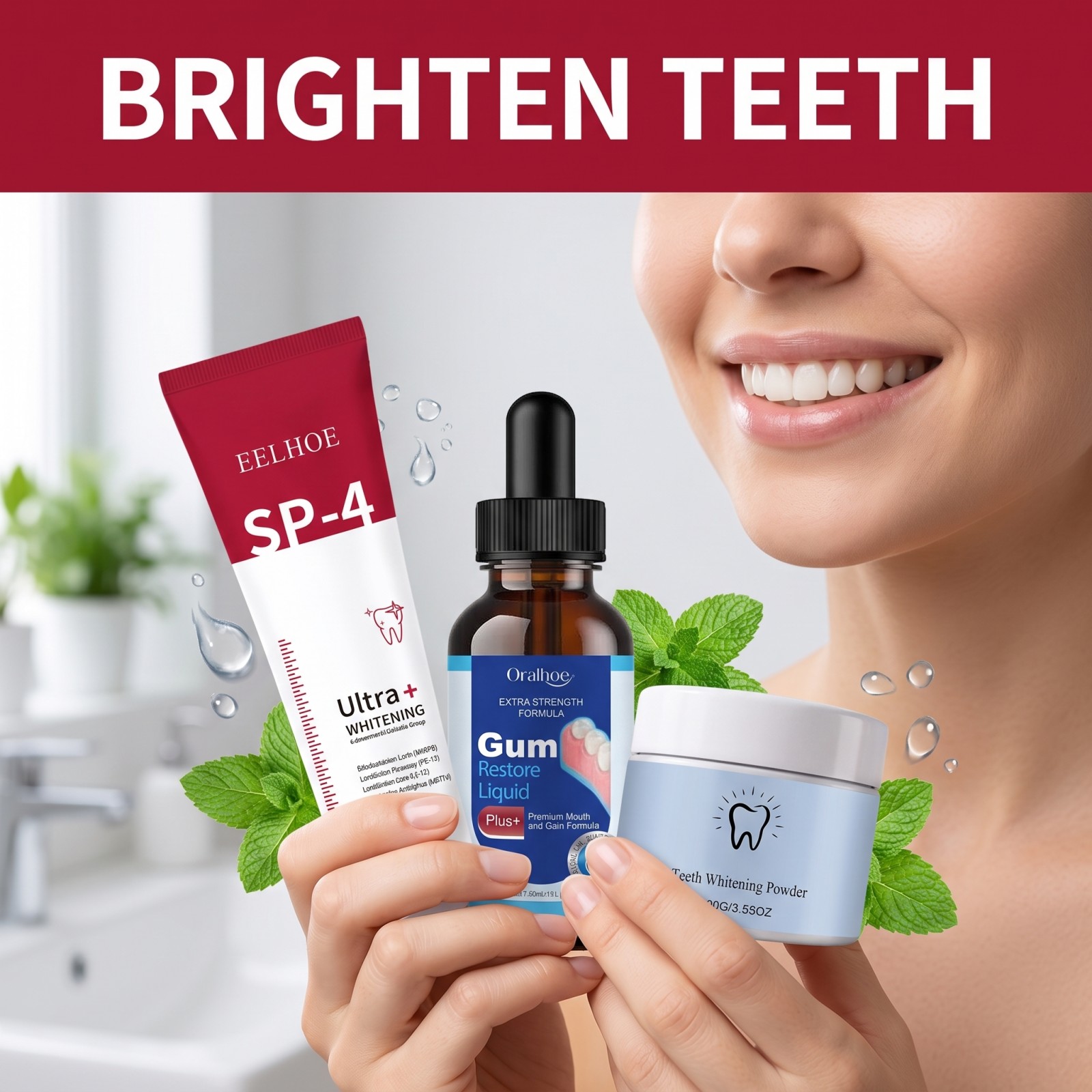 Mundpflege-Kombi-Set: Aufhelle – Teeth Whitening Hydrogen Peroxide Bewertung und Preis