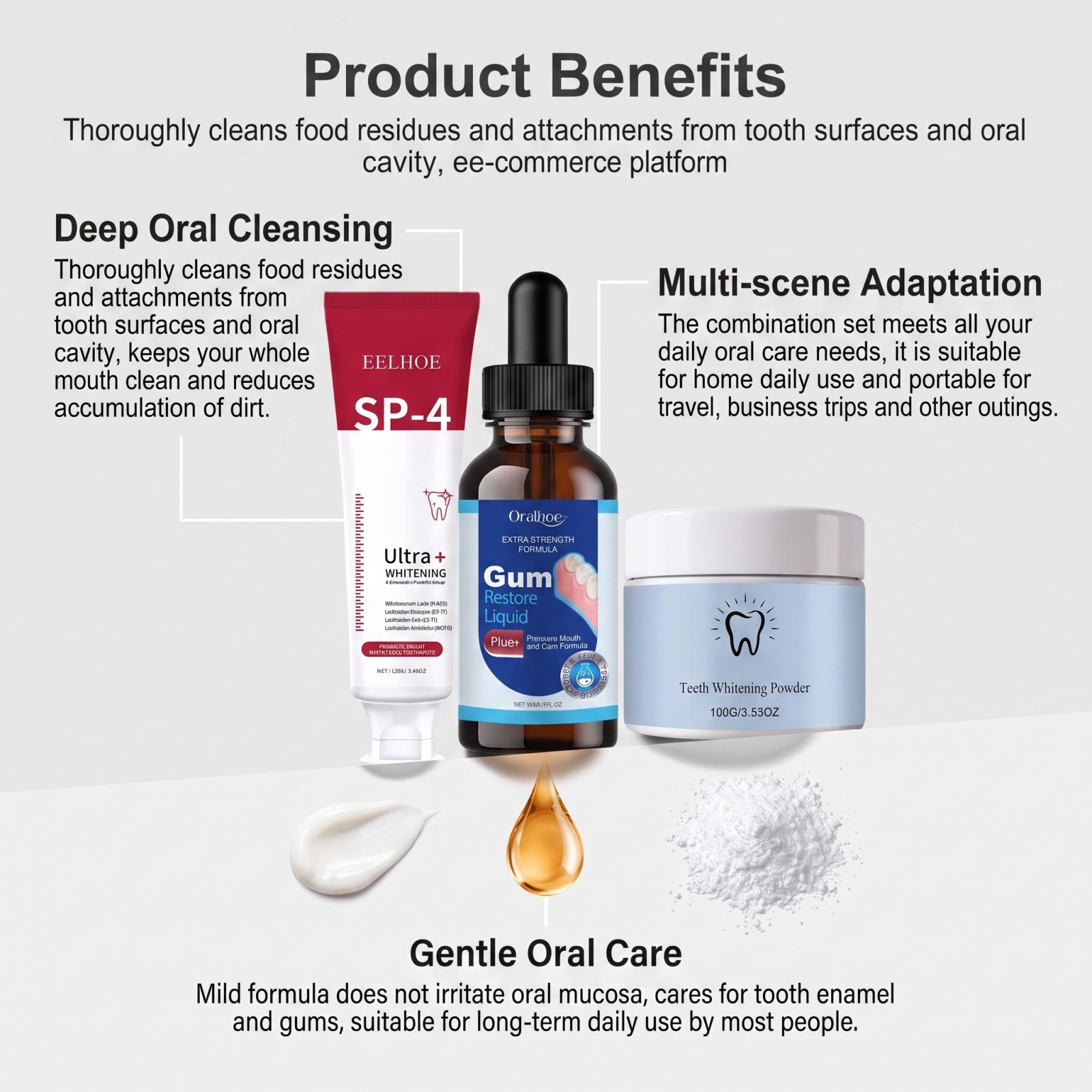 Mundpflege-Kombi-Set: Aufhelle – Teeth Whitening Hydrogen Peroxide Bewertung und Preis