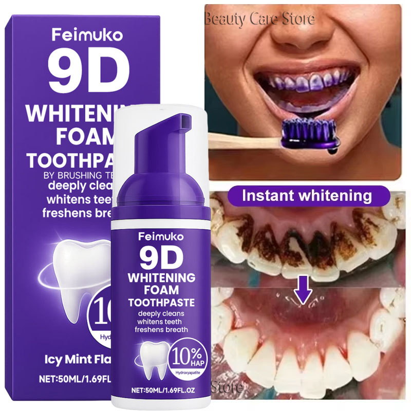9D Lila Zahnaufhellungs-Zahnpa – Teeth Whitening Natural Bewertung und Preis