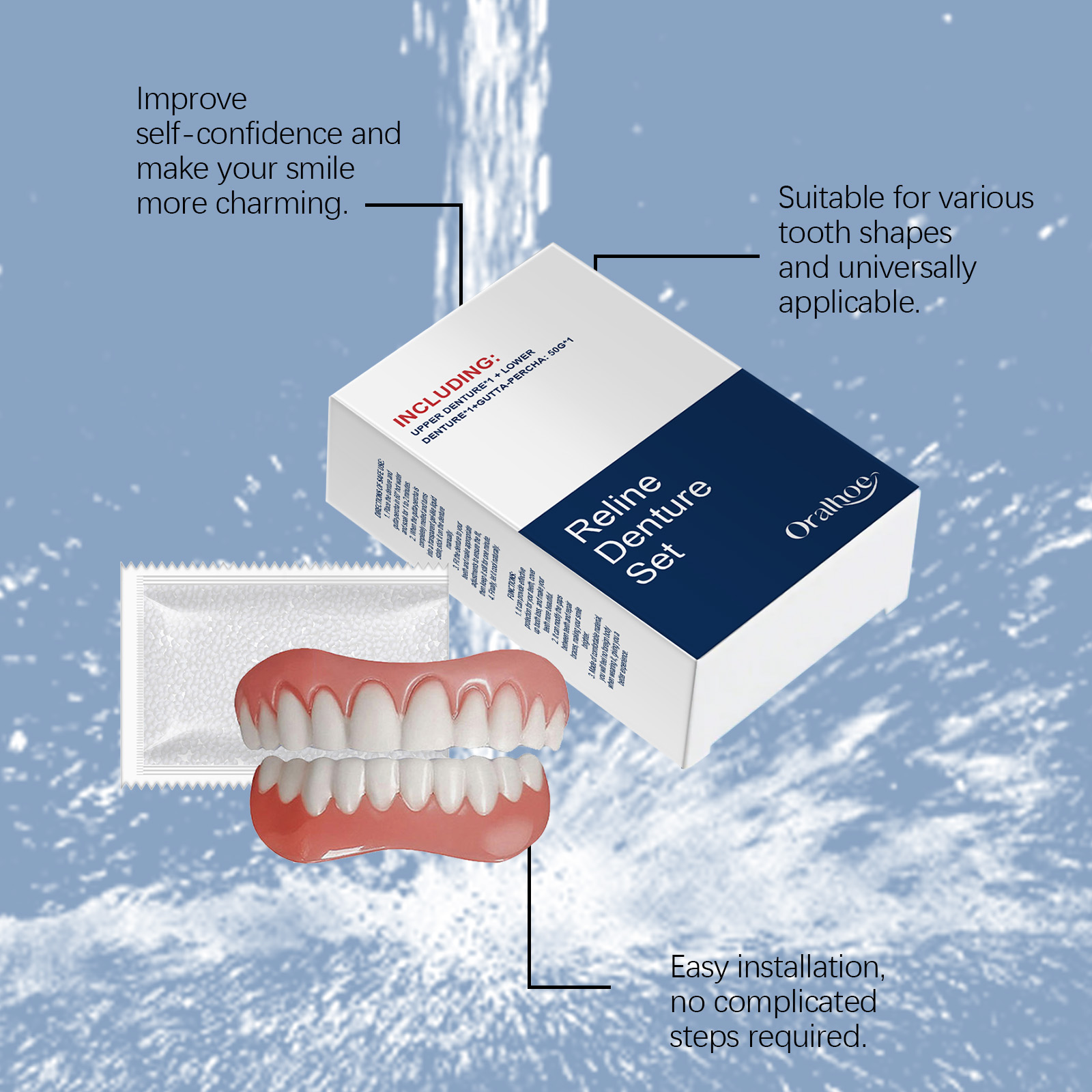 Falsche Zahnprothesen, temporä – Teeth Whitening With Braces Bewertung und Preis