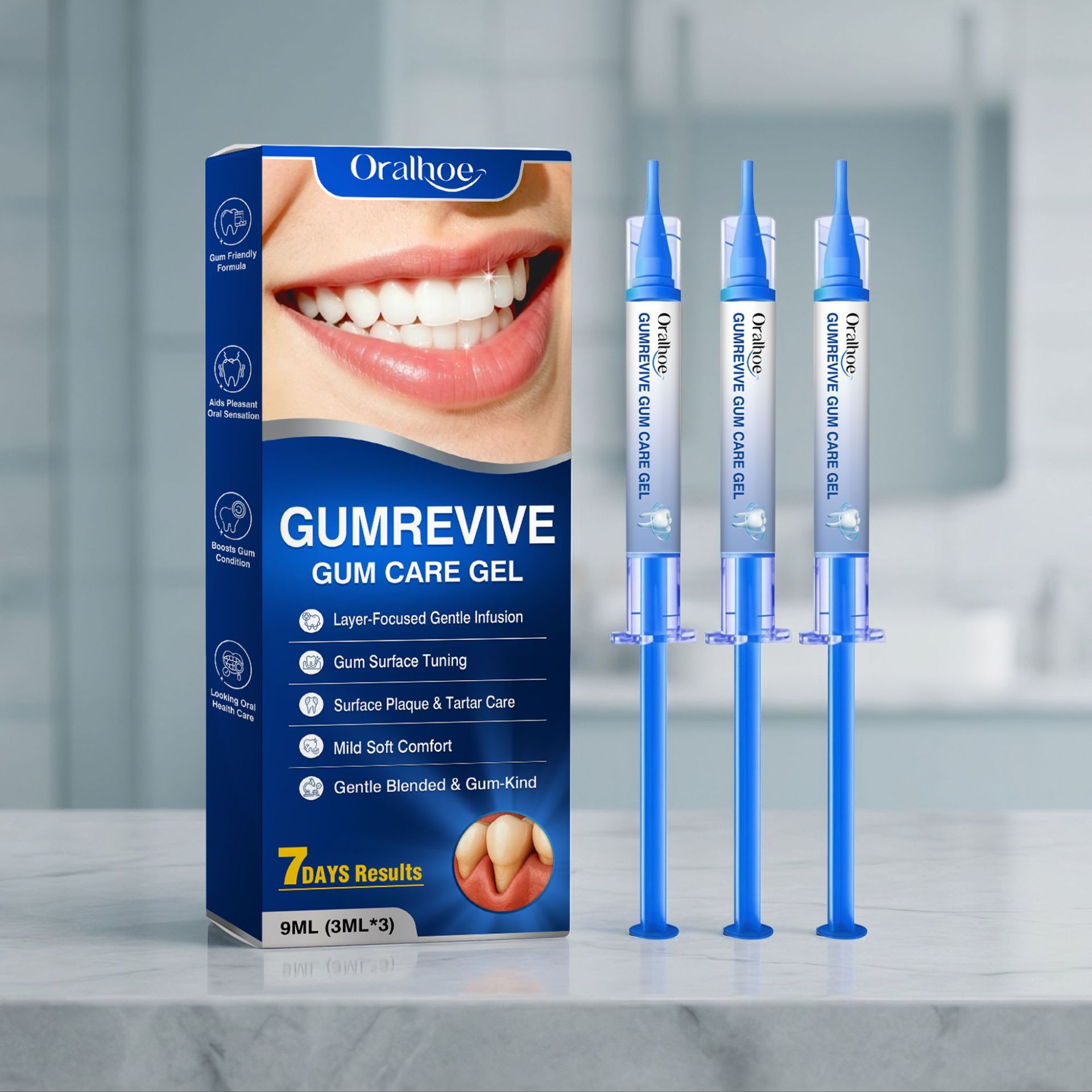 Mundpflege-Gel 3-teiliges Zahn – Teeth Whitening Hydrogen Peroxide Bewertung und Preis