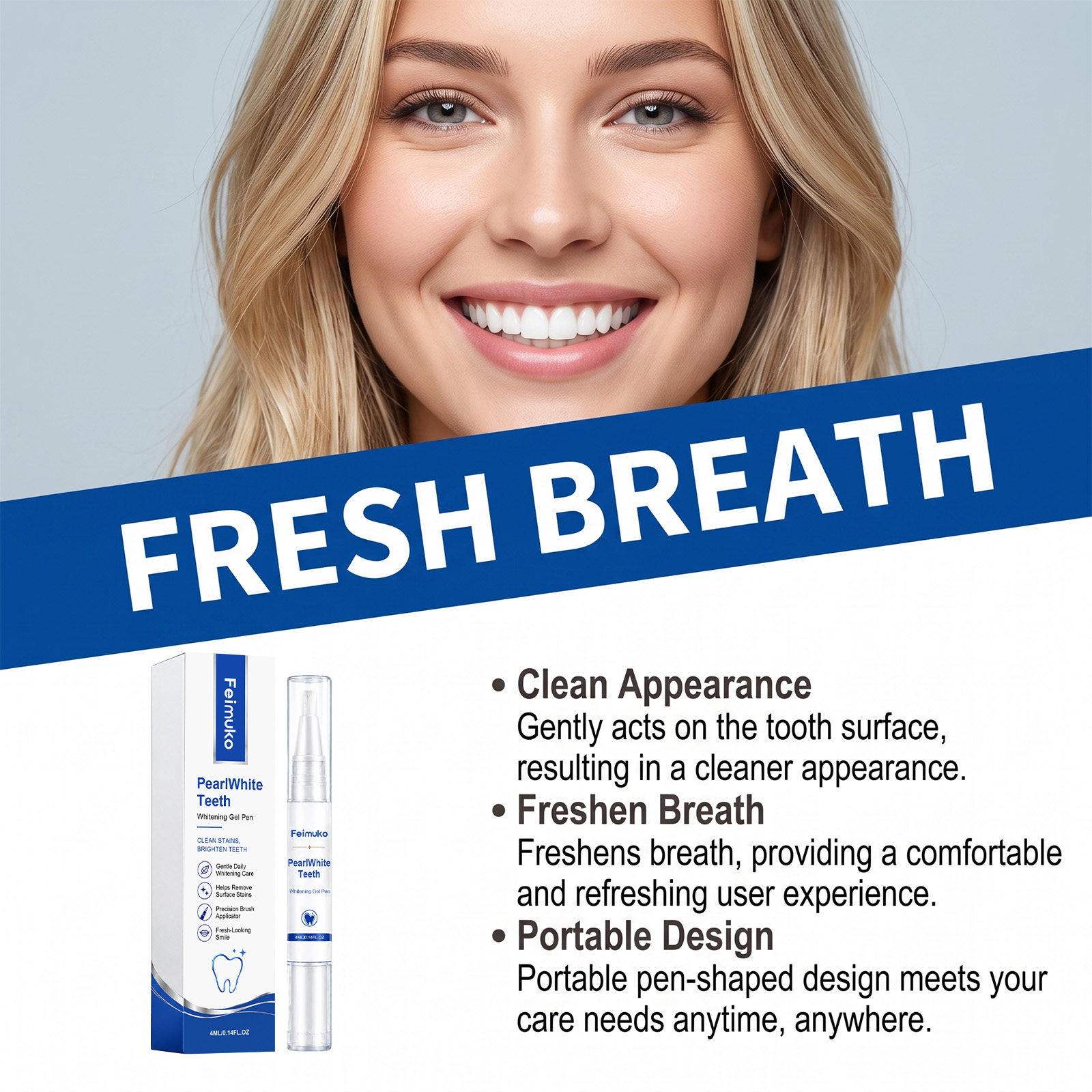Tragbarer Zahnaufhellungs-Gels – Teeth Whitening Hydrogen Peroxide Bewertung und Preis